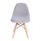 Flash Furniture 2PK Gray Kids Faux Sherpa Chairs - Wood Legs, 2PK DL-DA2018-2-GY-2-GG - alternate 4